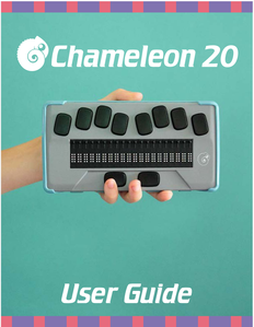 front of APH Chameleon 20 User Guide