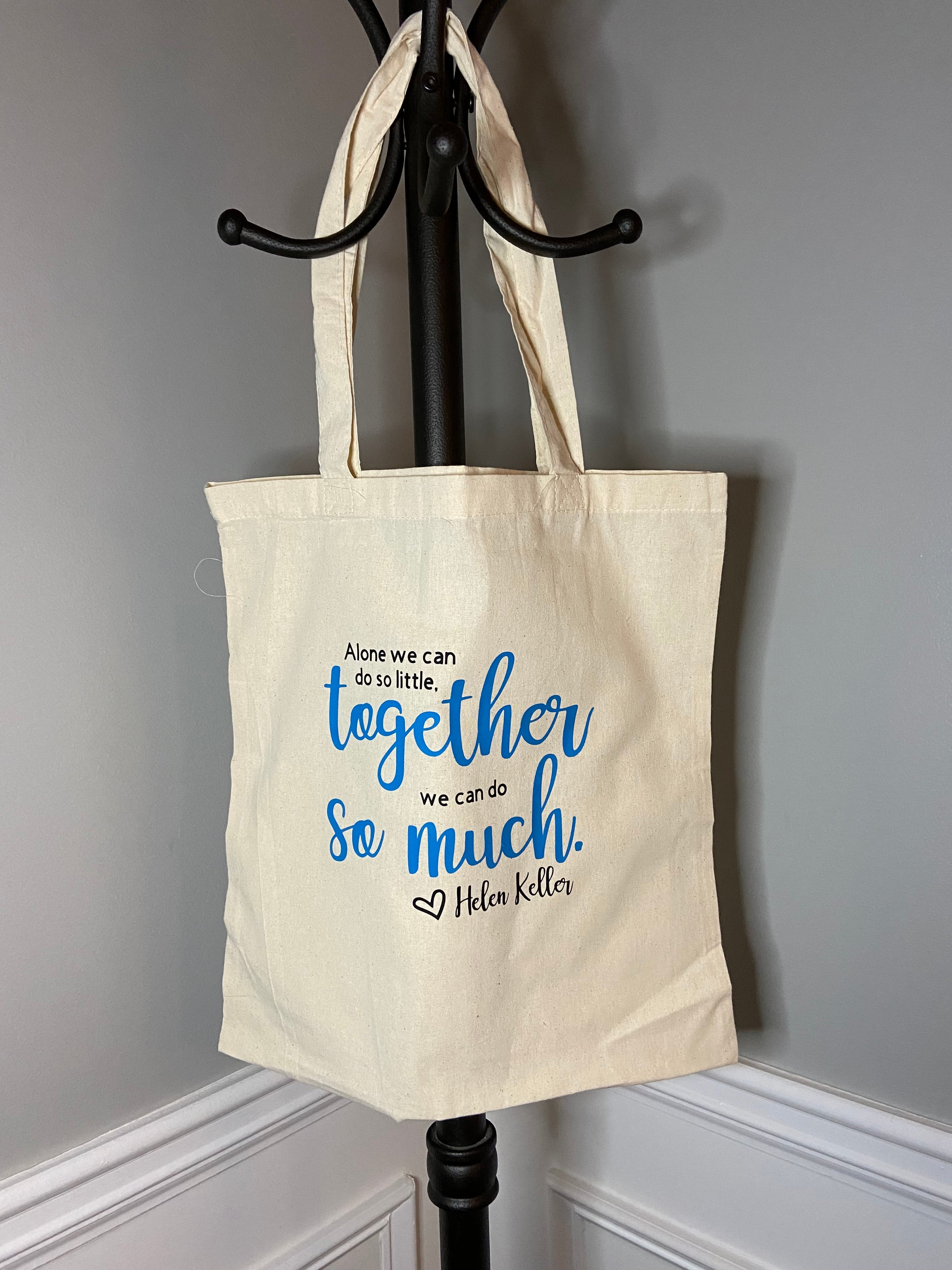 Together We Can Do So Much Helen Keller Quotes Cotton Canvas
